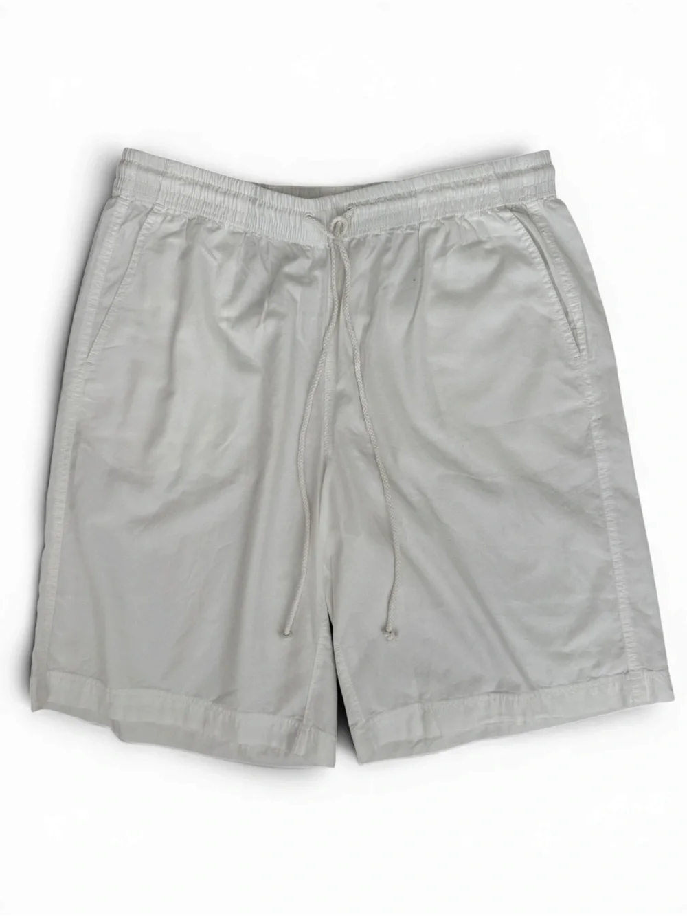 Free People Saylor Poplin Pull-On Shorts White Size Large NWOT